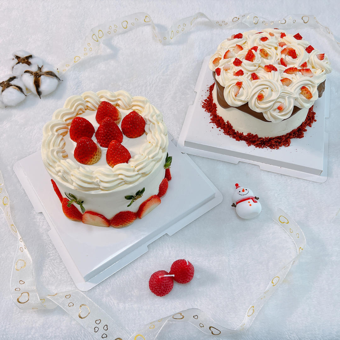 暖心红丝绒蛋糕［6寸绵软戚风版 ］