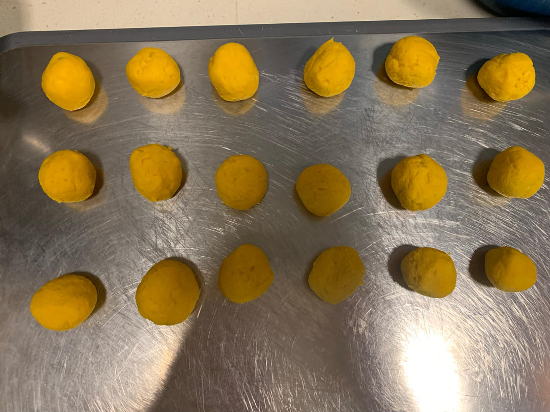 一只贝贝南瓜的南瓜饼