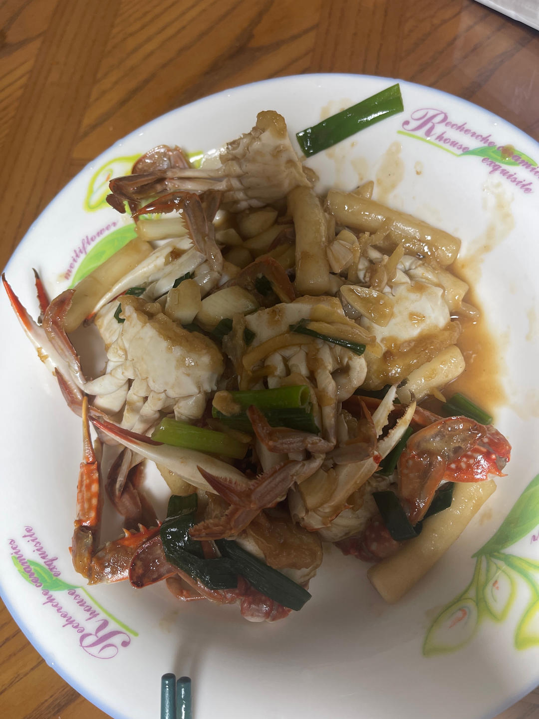 苏子蟹炒年糕（美味）