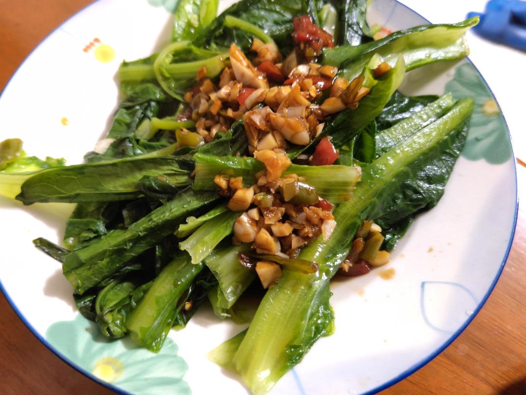白灼油麦菜——晚间减肥餐