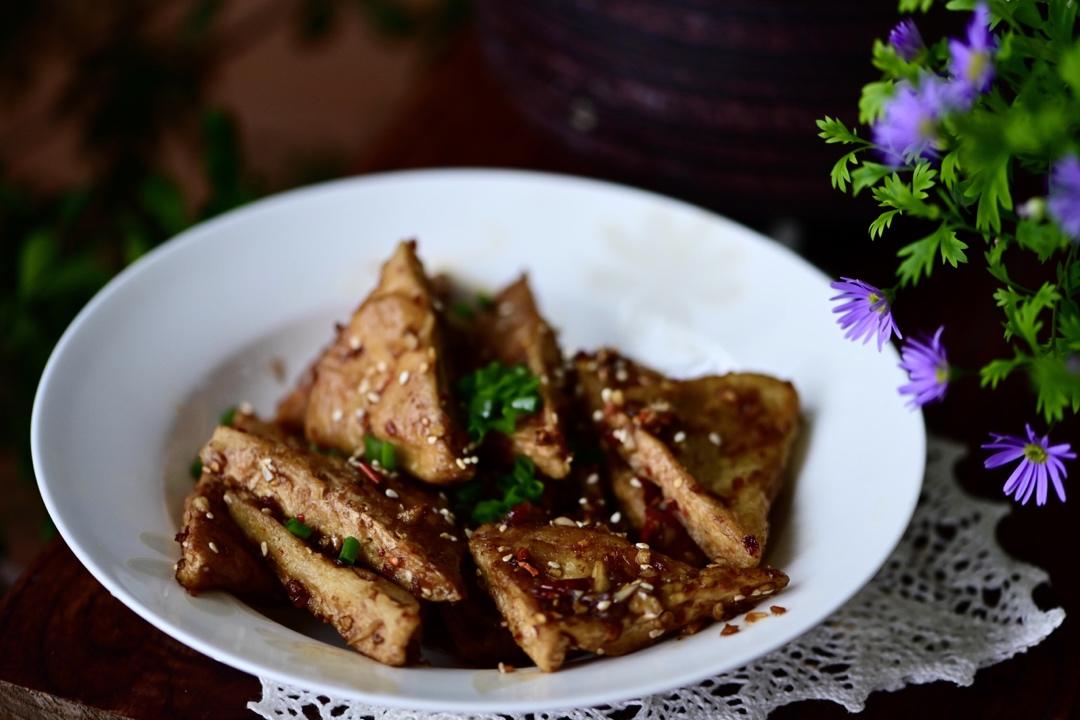 完胜路边摊：香煎孜然豆腐