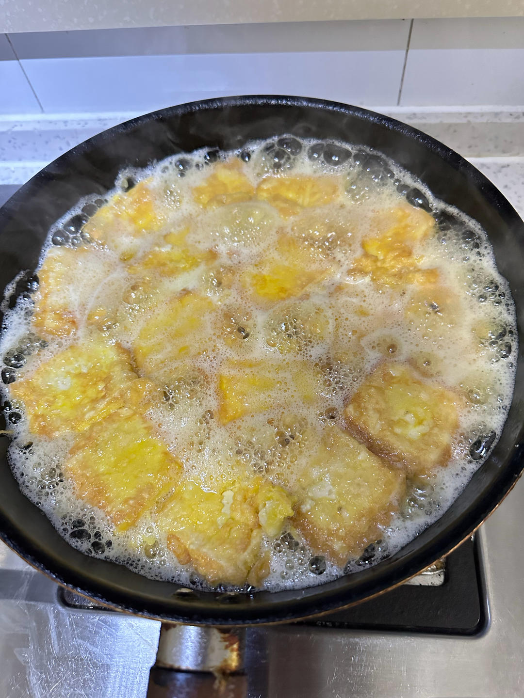 超级嫩鸡蛋包豆腐