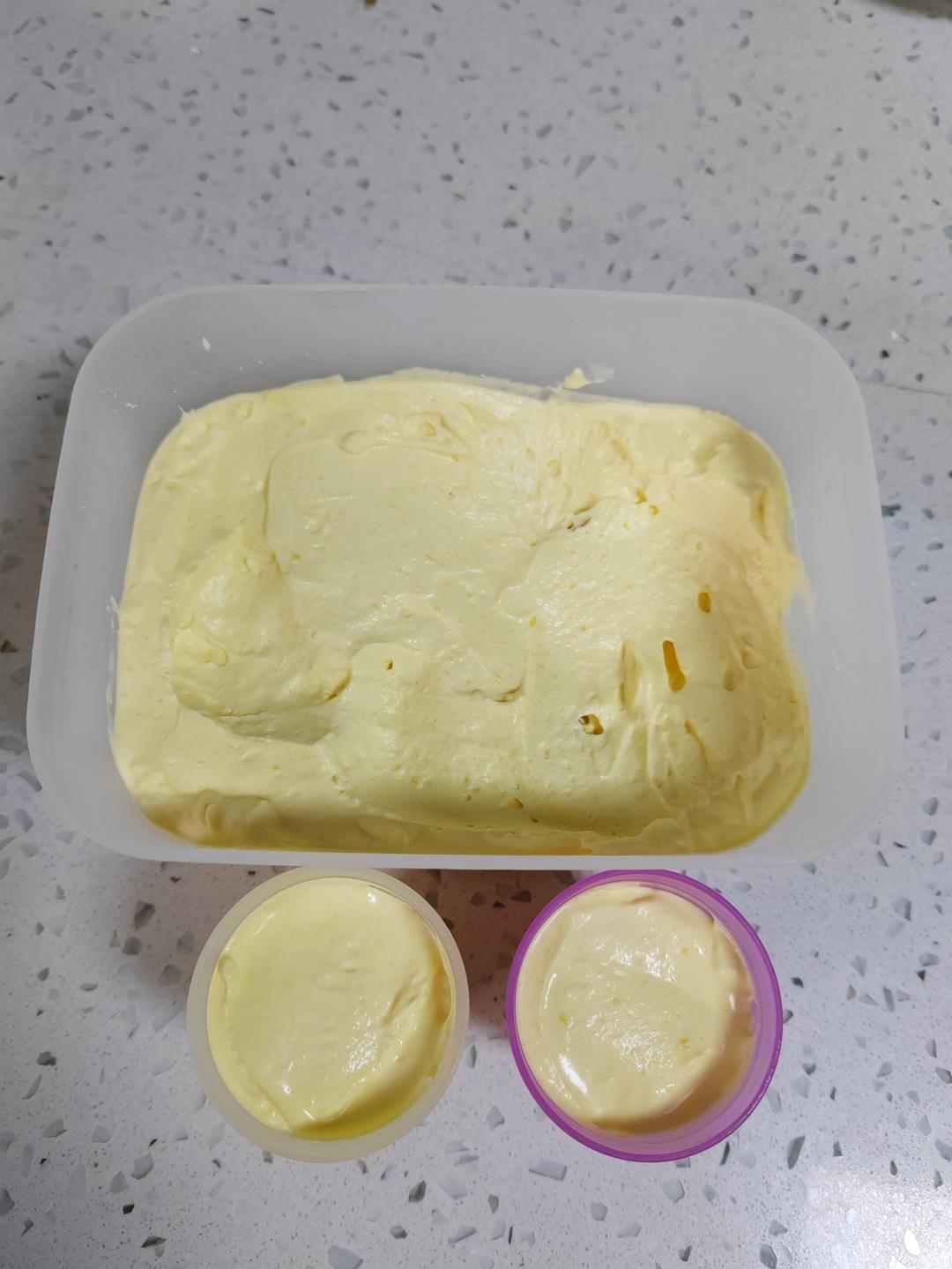 新手自制冰淇淋，一次成功