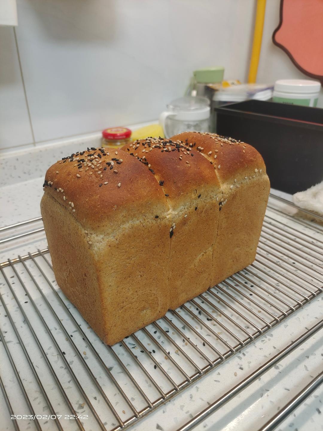 可以做主食的吐司（30%全麦粉）