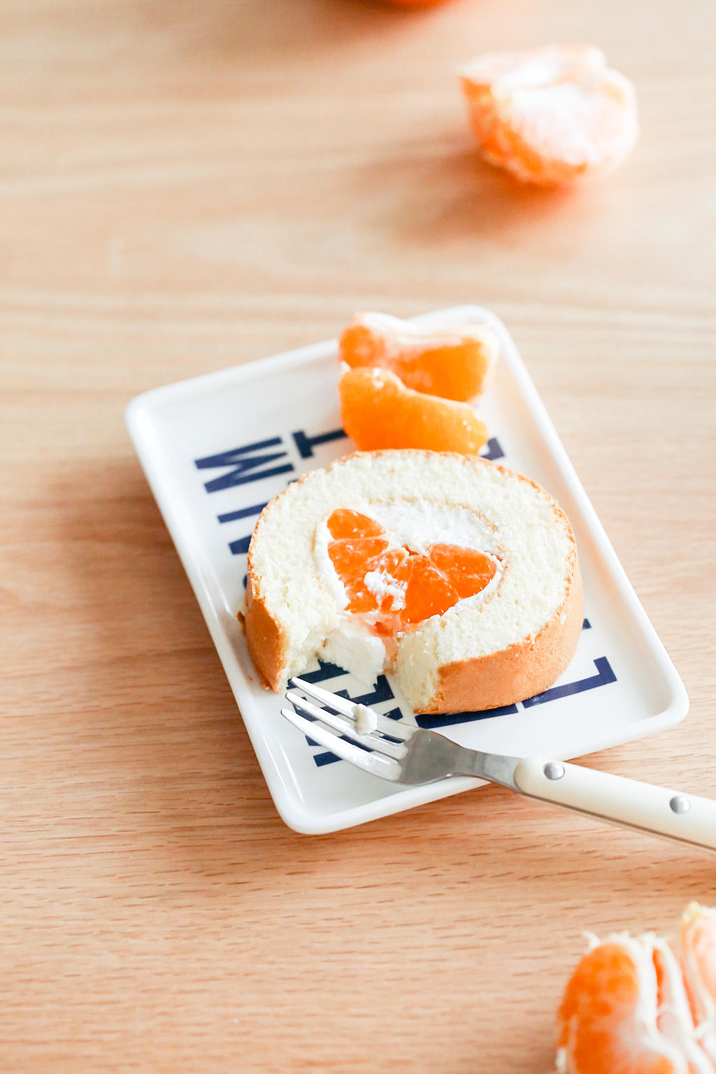 半个桔子卷（蜂蜜蛋糕体）