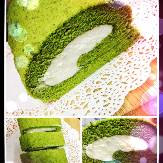 抹茶焦糖舒芙蕾蛋糕卷