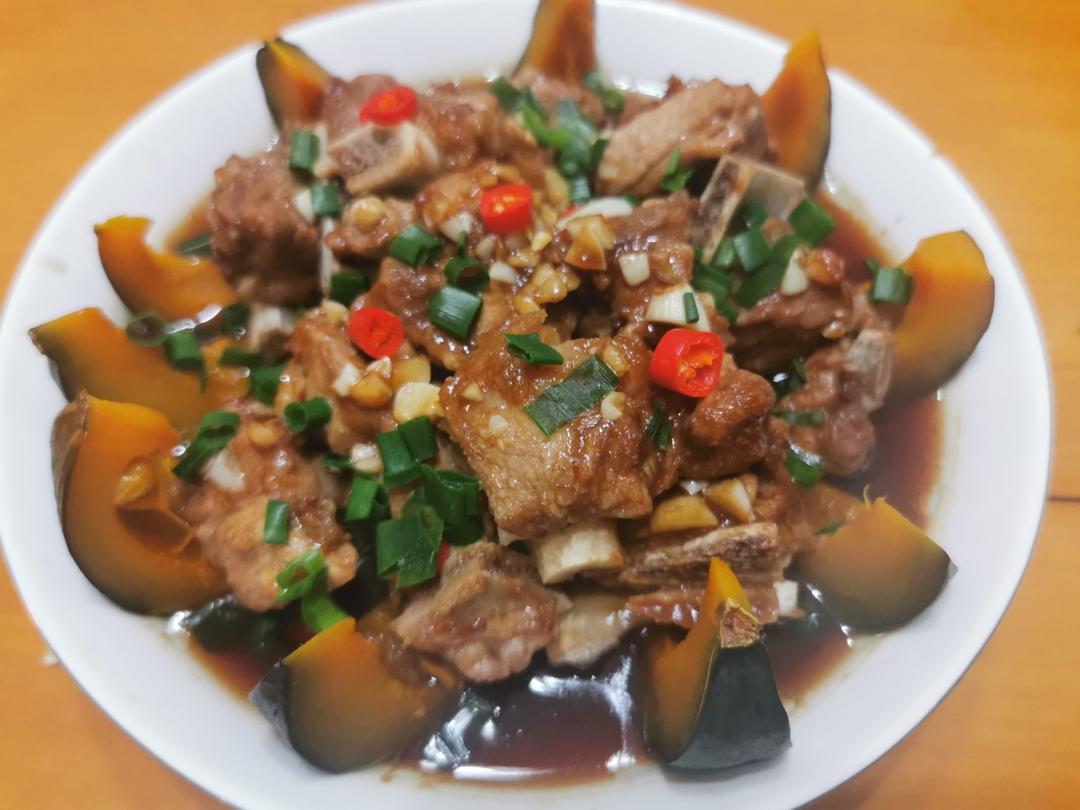 中式-贝贝南瓜蒸排骨
