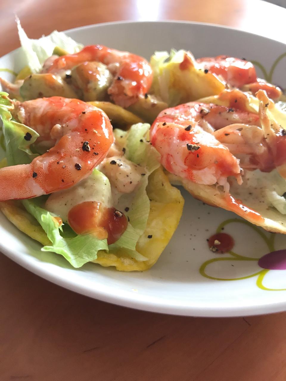 墨西哥虾卷（饺子皮版）