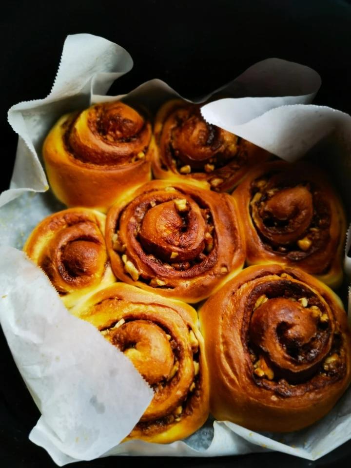 最正宗的美式肉桂卷（不用出膜）