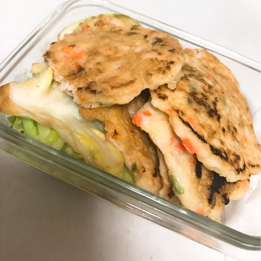 巴沙鱼胡萝卜鸡蛋饼【山姆厨房】
