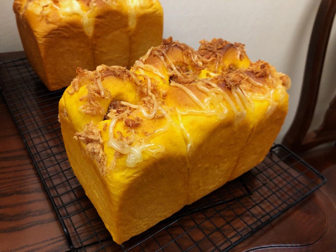 南瓜肉松小吐司