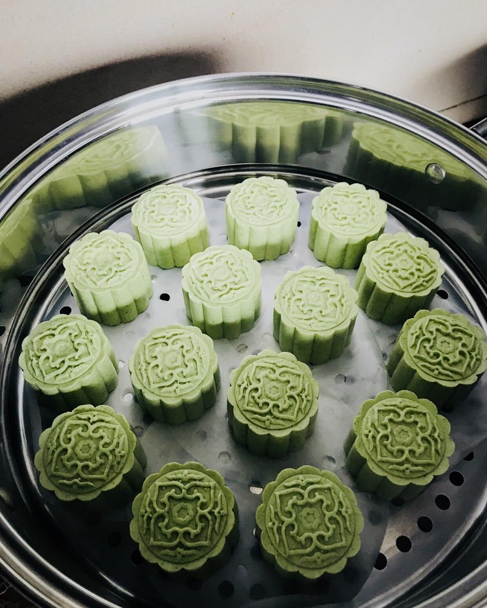 miss陈做的艾叶茶果艾饼