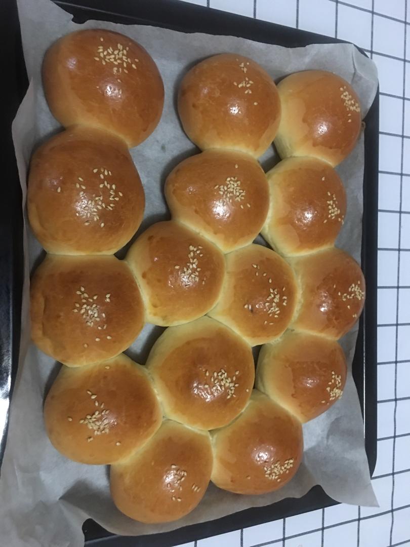 鲜奶小餐包-一次性发酵省时省力