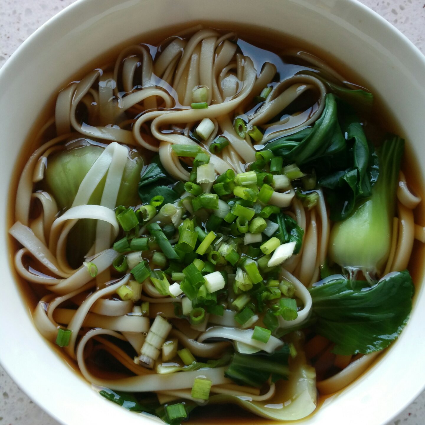 小葱麻油酱油面