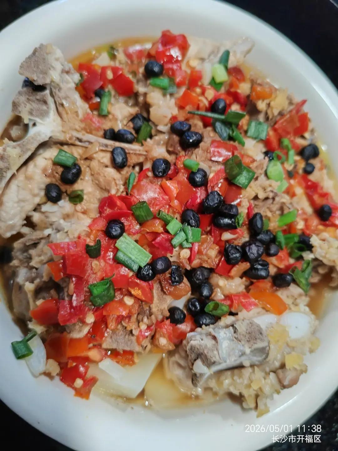 ［湘菜］豆豉剁椒蒸排骨