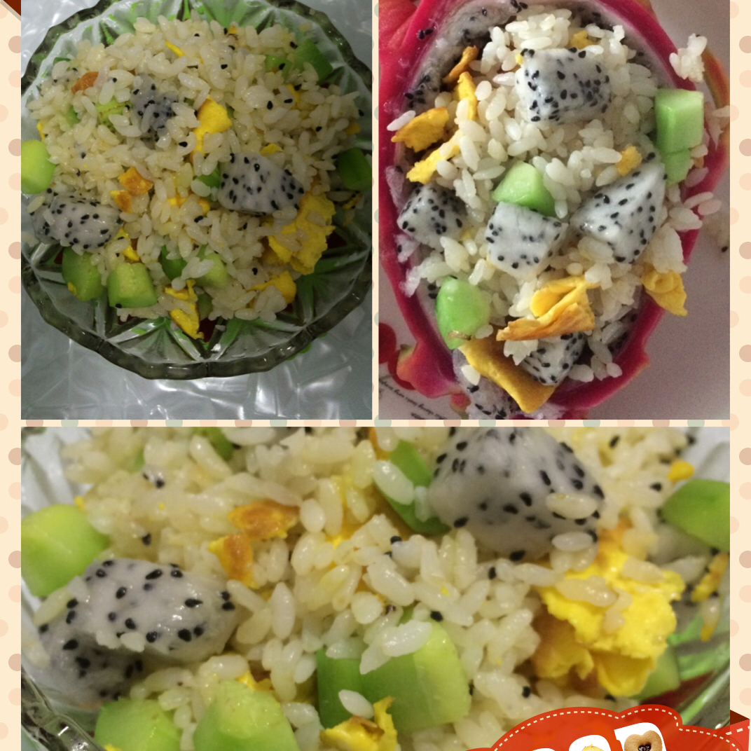 清爽火龙果炒饭