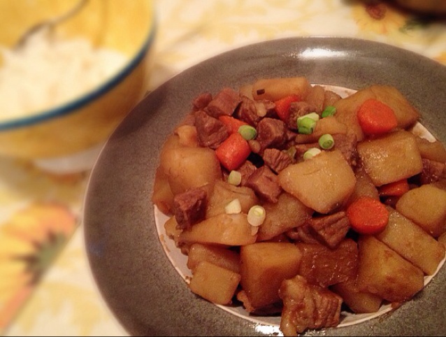 土豆炖牛肉