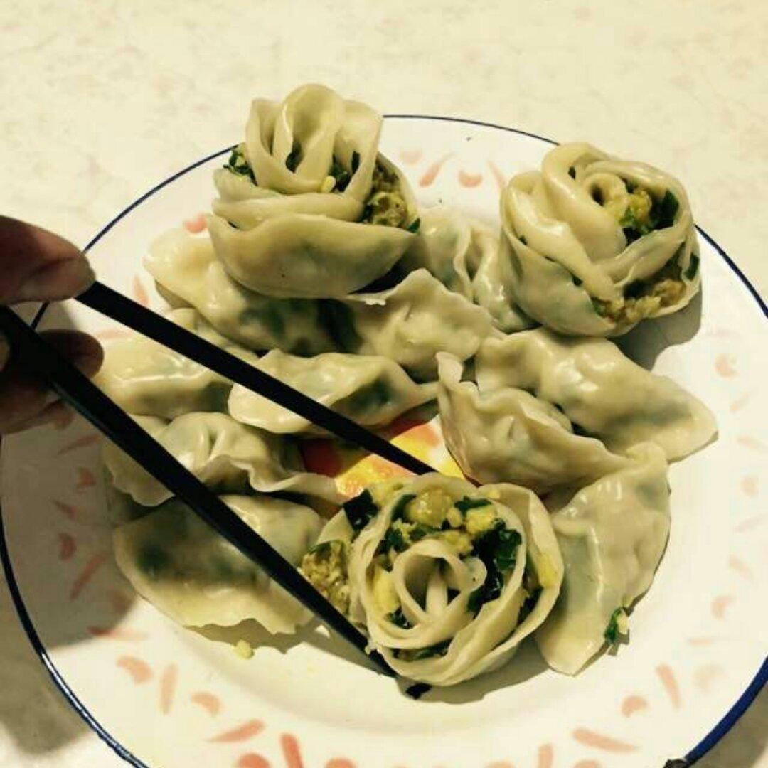 玫瑰花饺子