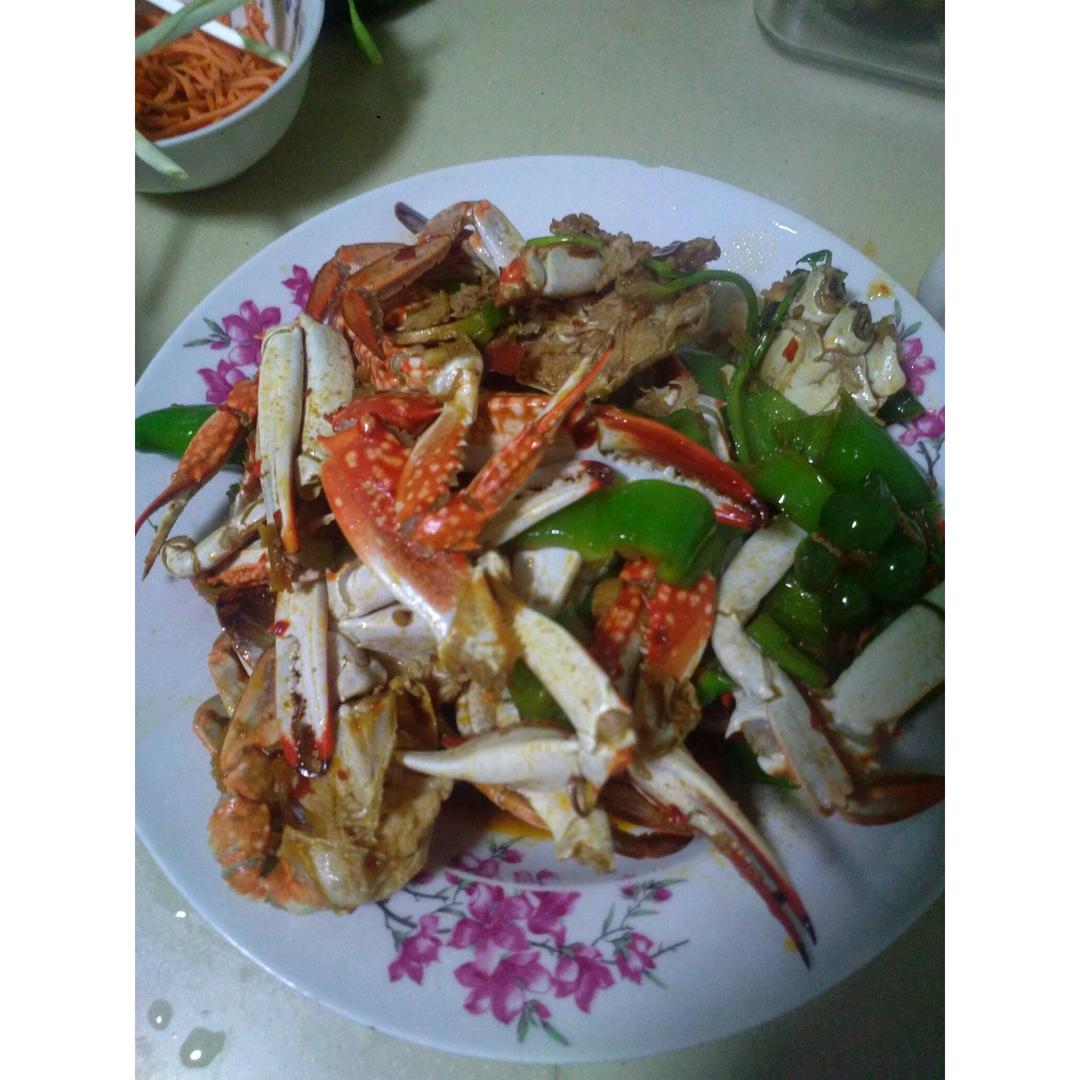 炒螃蟹