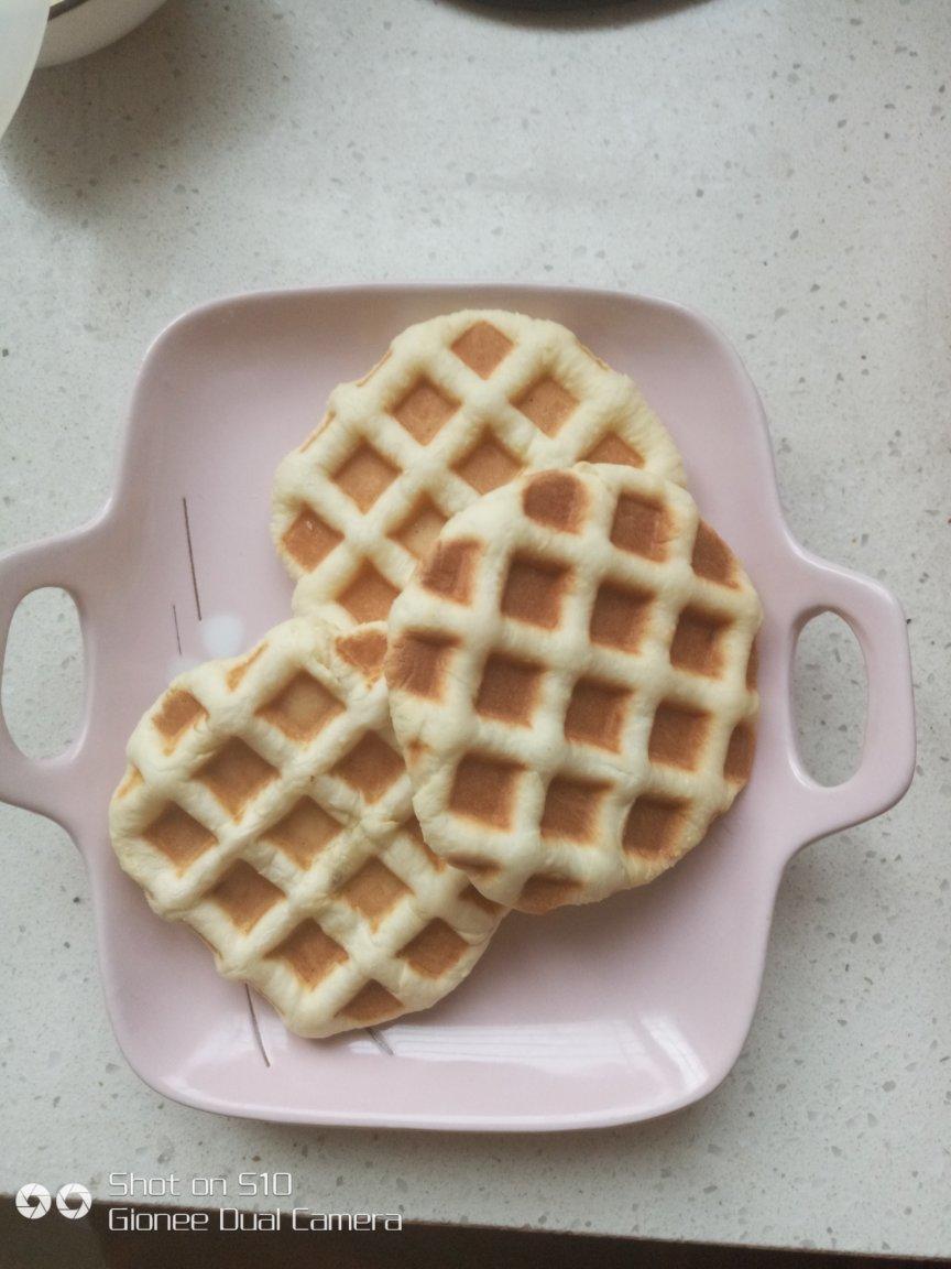 红豆华夫饼（轻食机酵母版）