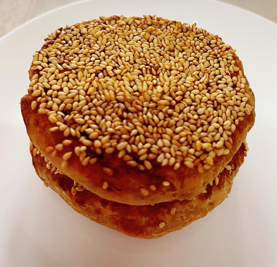 老北京麻酱烧饼 酥香可口 层次分明 附细节视频详解