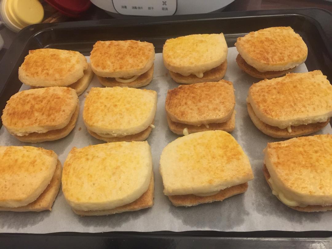 酥软馥郁的乳酪椰子三明治酥饼/烘焙视频饼干篇8