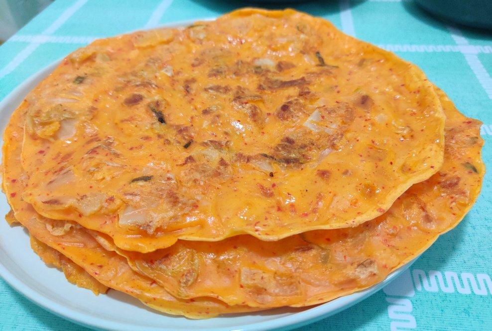 堂妈教你做泡菜饼