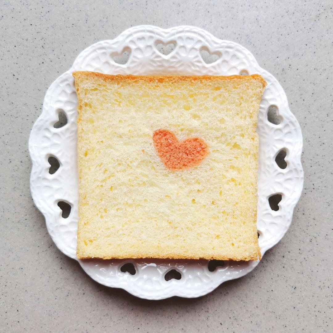 吐司进阶玩法———蘑菇头爱心蛋糕吐司（10x10水立方模具）