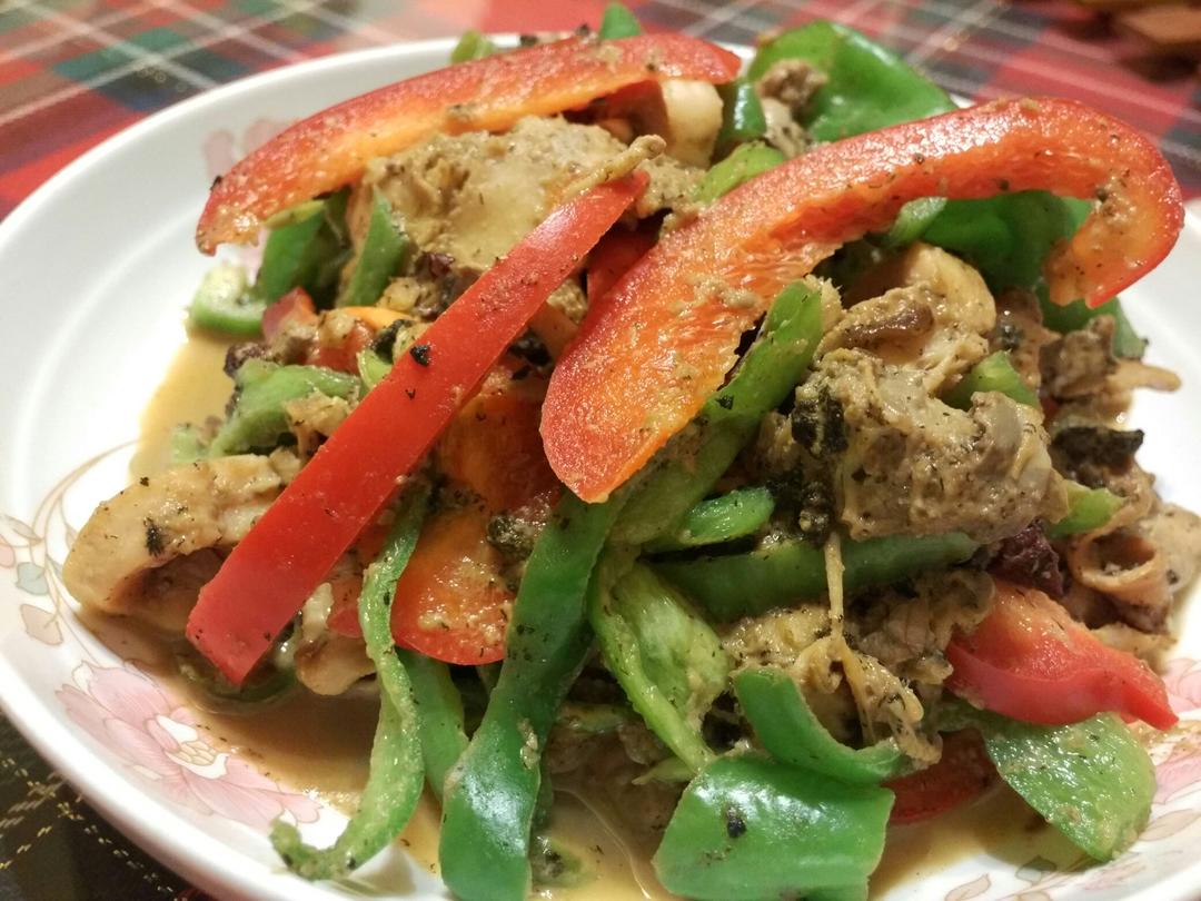 爆炒蚌肉
