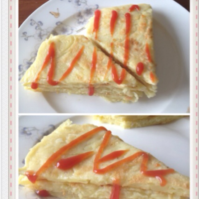 鸡蛋土豆丝饼