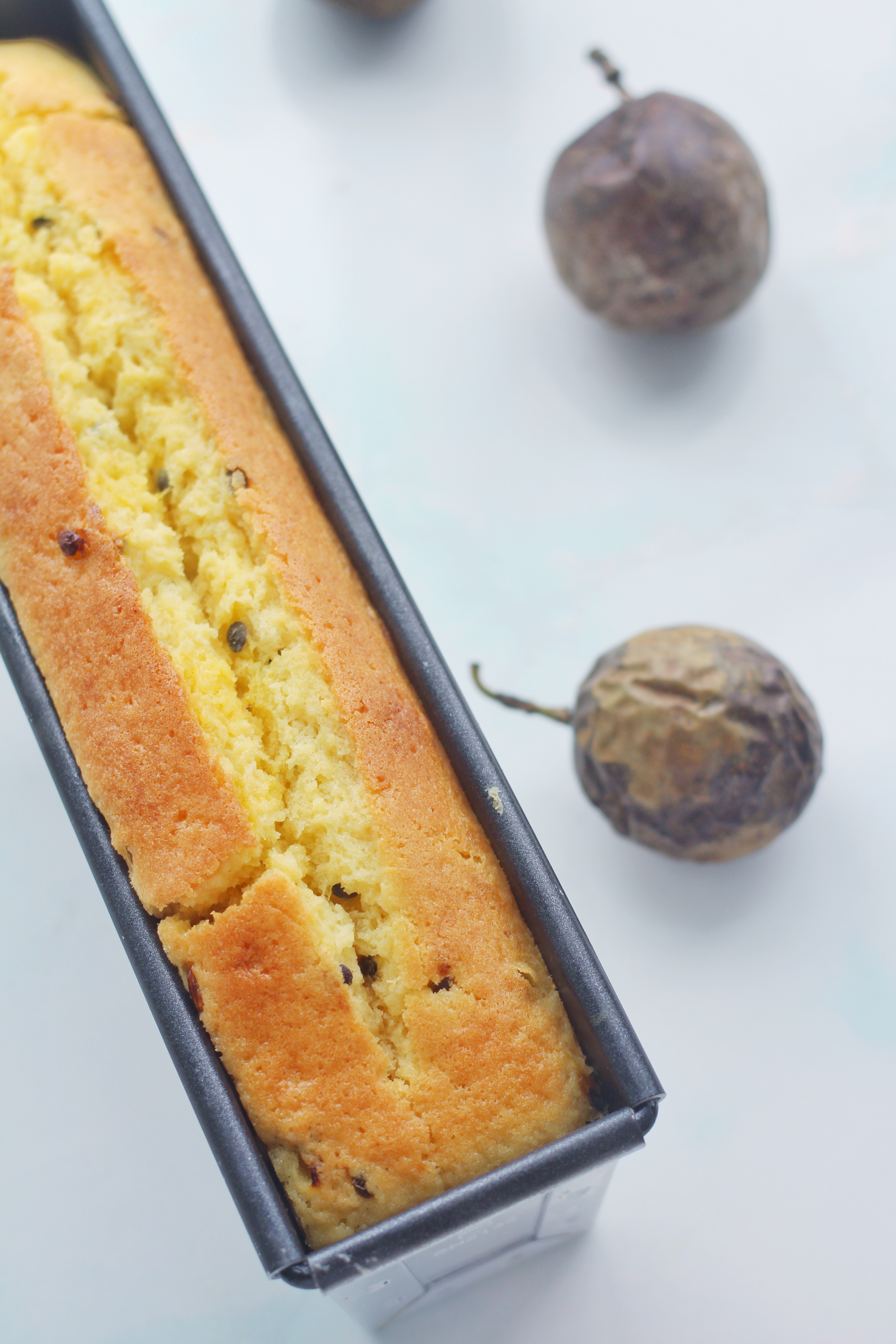 烫手山芋做的轻盈百香果磅蛋糕