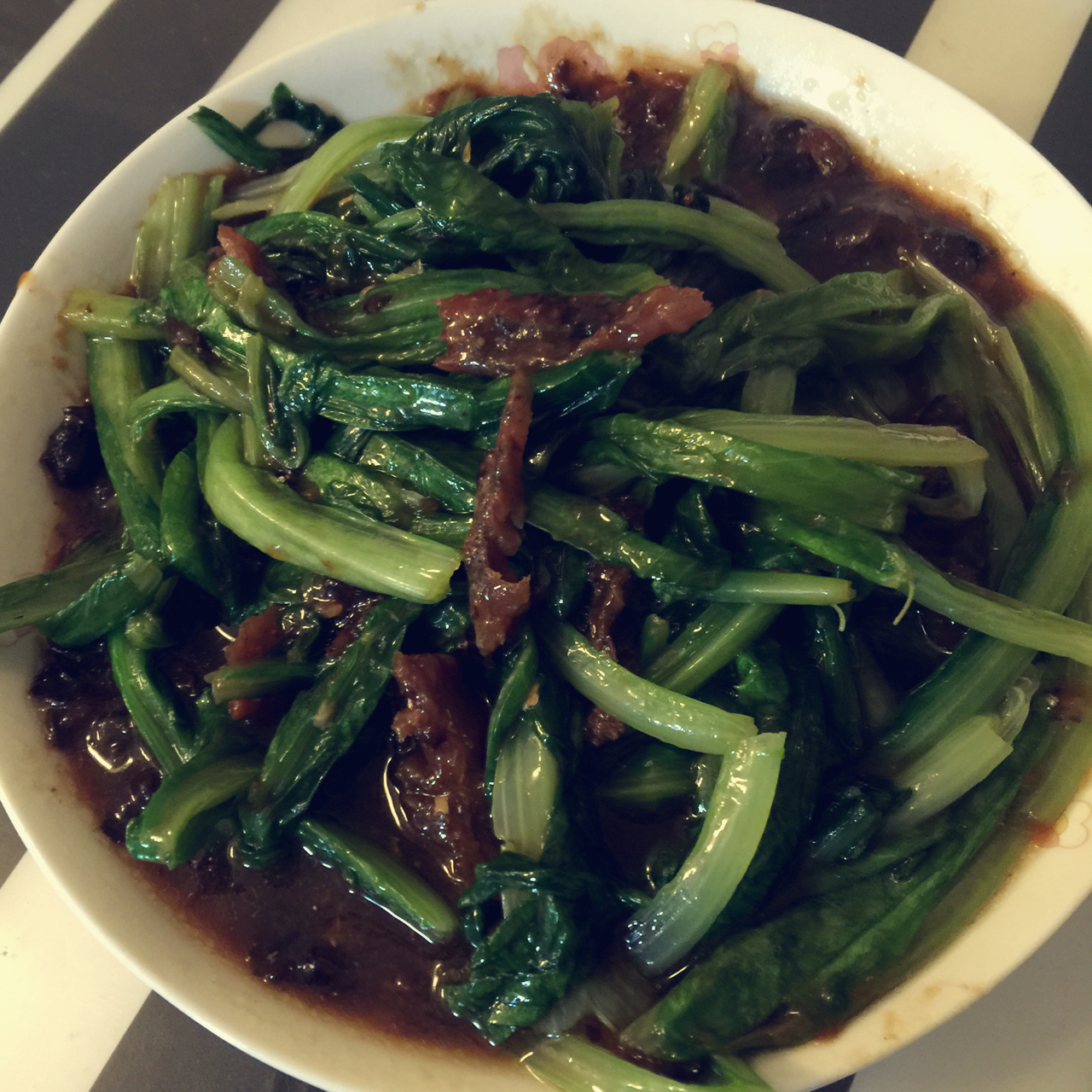 豆豉鲮鱼油麦菜