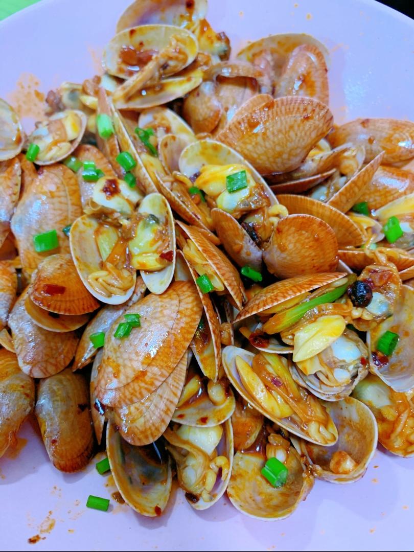 summer家厨房做的花蛤这样做鲜嫩无沙超级好吃酱爆花蛤