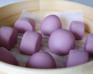 奶香紫薯馒头（一次发酵）的做法 步骤10