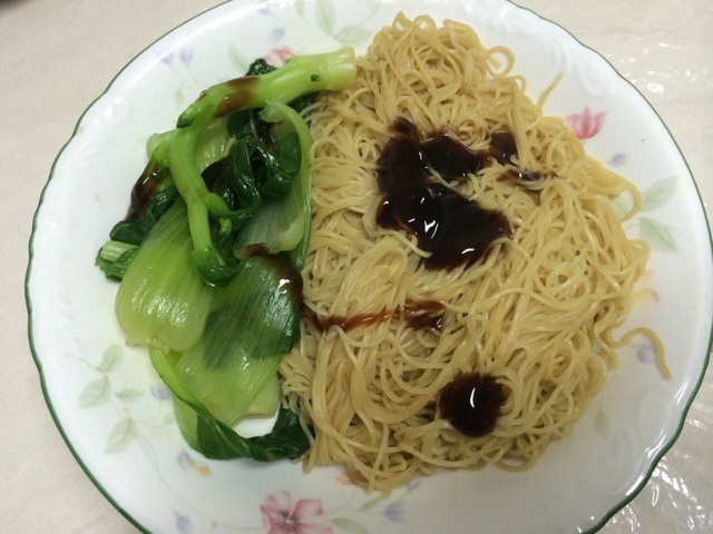 快手蚝油鸡蛋捞面