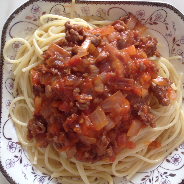 番茄肉酱意大利面