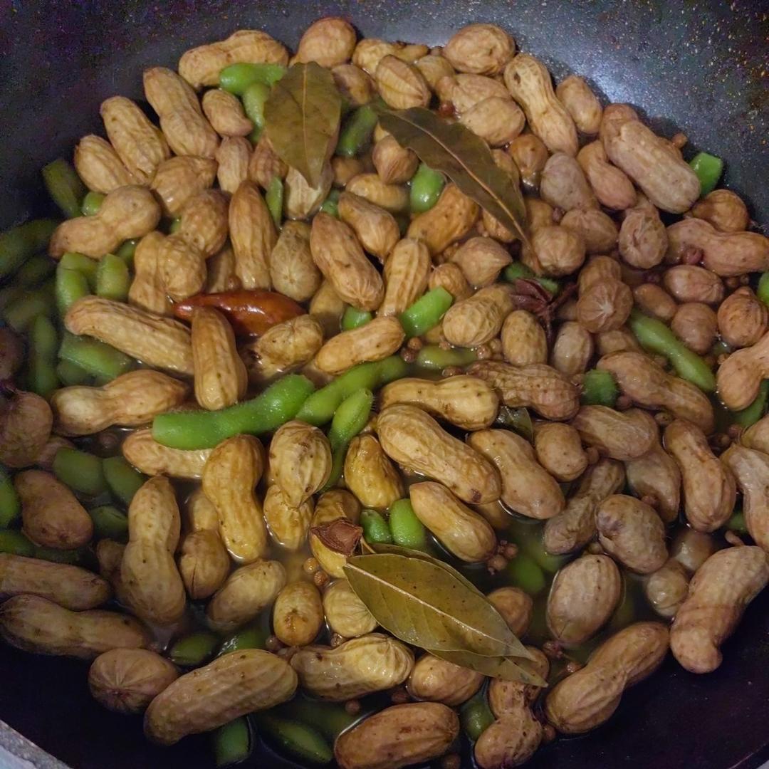 凉拌毛豆（五香煮花毛）