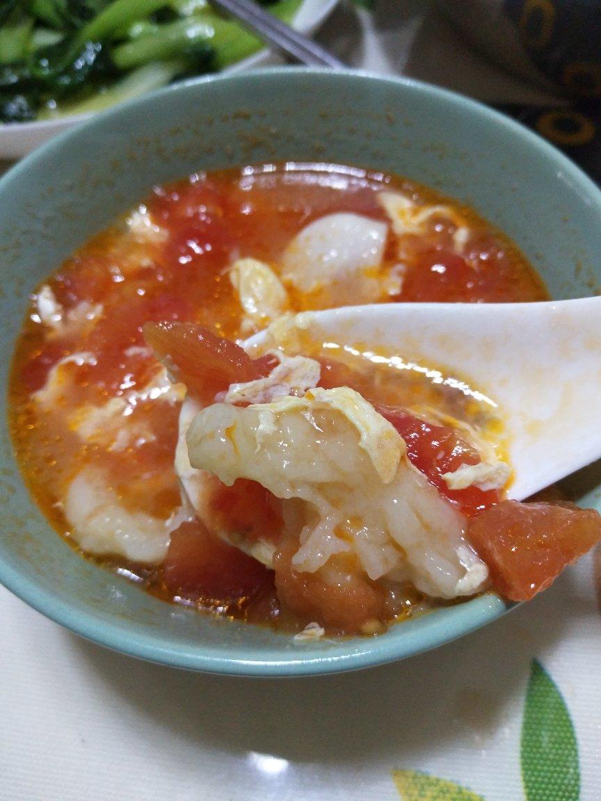 西红柿鸡蛋疙瘩汤