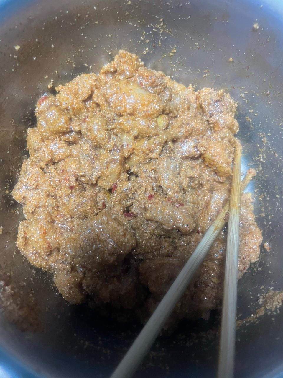 乐山小吃—粉蒸牛肉夹饼