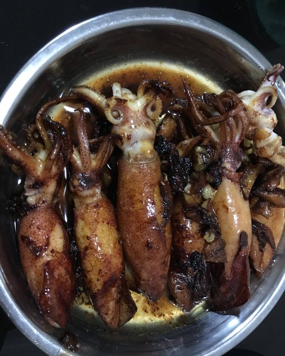 油焖小管（笔管鱼）