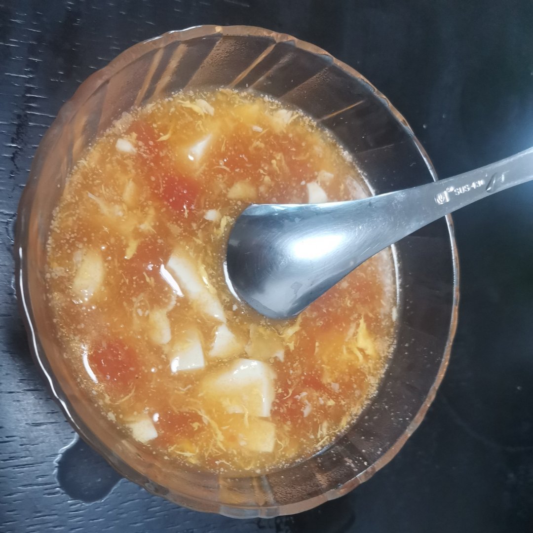 番茄内脂豆腐汤