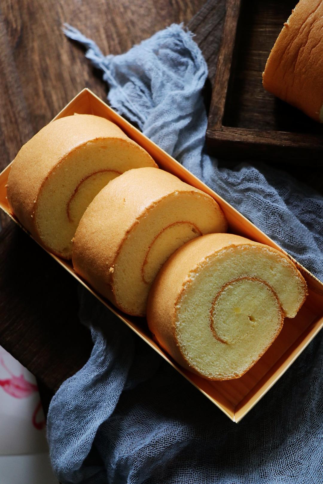 真心riri做的原味蛋糕卷