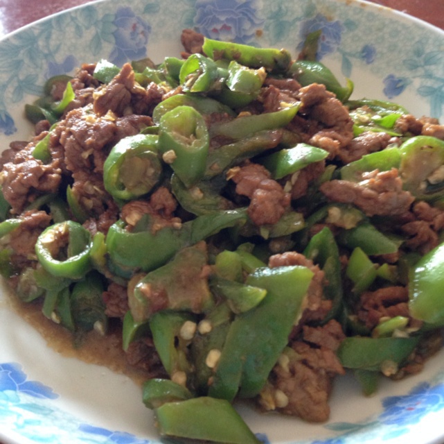 蚝油青椒牛肉丁