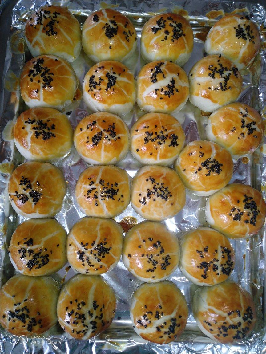 超简单 免揉 酥掉渣的蛋黄酥(超详细附全程视频)不破酥『万能酥皮』