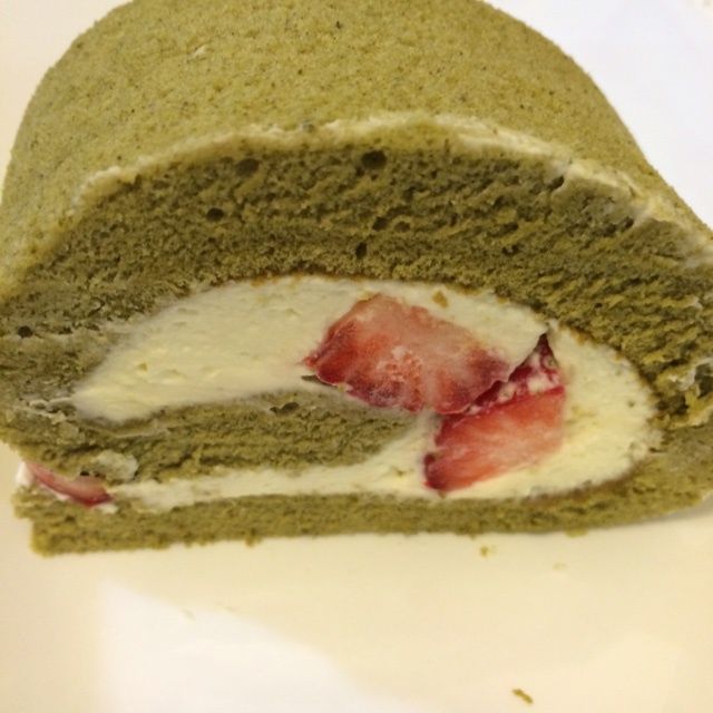 抹茶奶油蛋糕卷——最爱这一抹清新