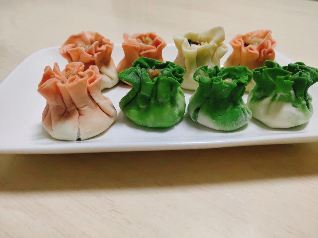 家常糯米烧卖（饺子皮版）