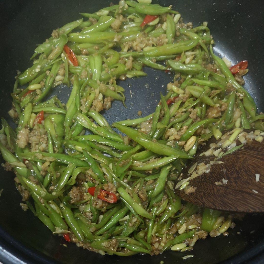 家常小炒四季豆