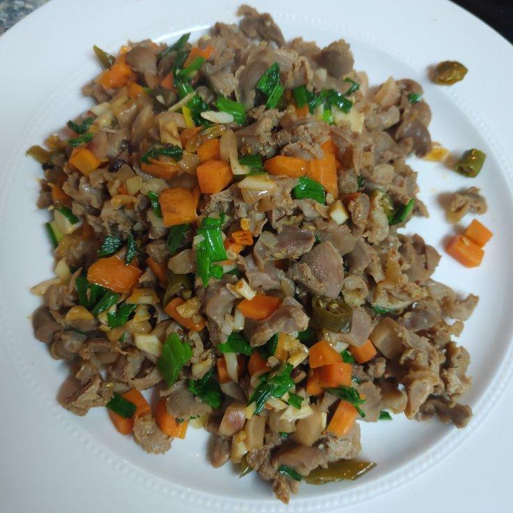酸辣鸡胗