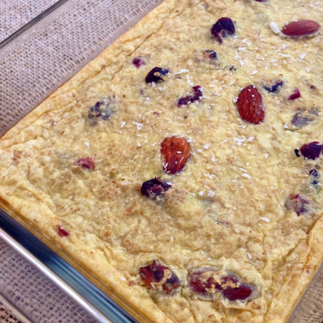 Baked Oatmeal Breakfast 早餐烤燕麦