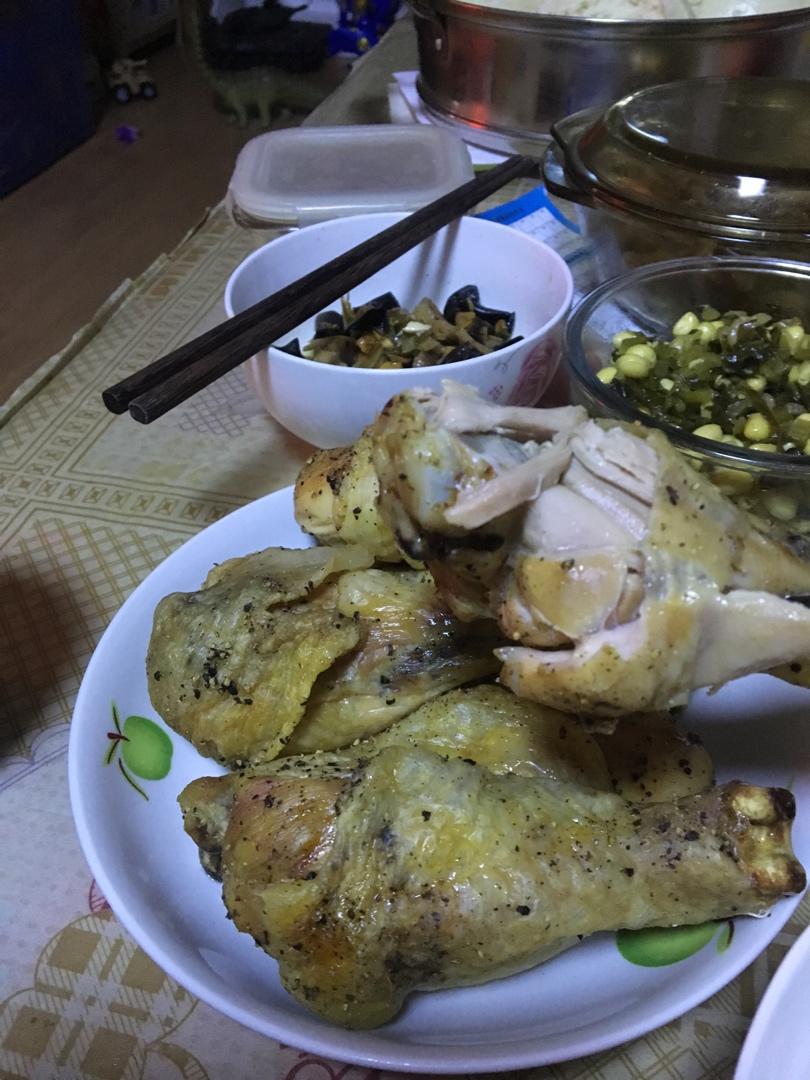 脆皮烤鸡